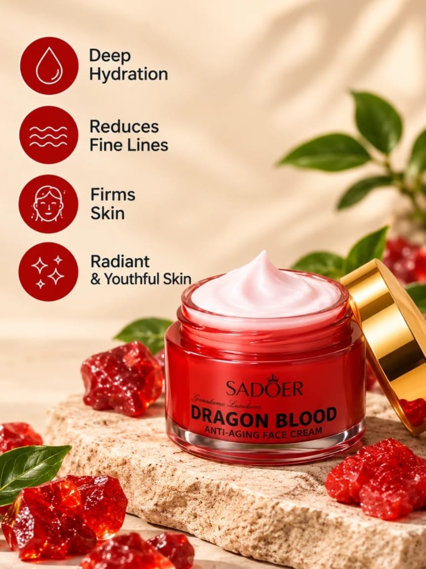 SADOER Dragon Blood Glowing & Anti-Aging Face Cream
