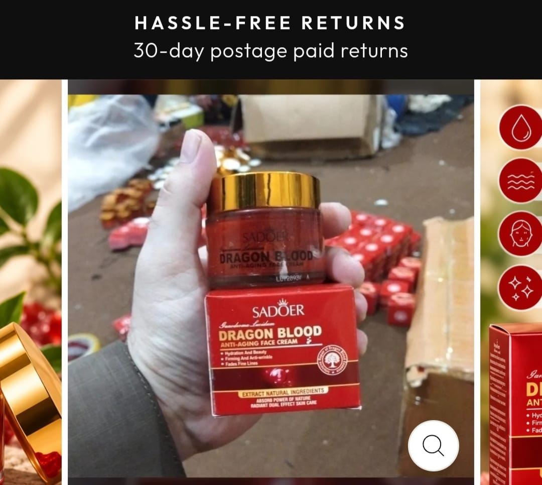 SADOER Dragon Blood Glowing & Anti-Aging Face Cream